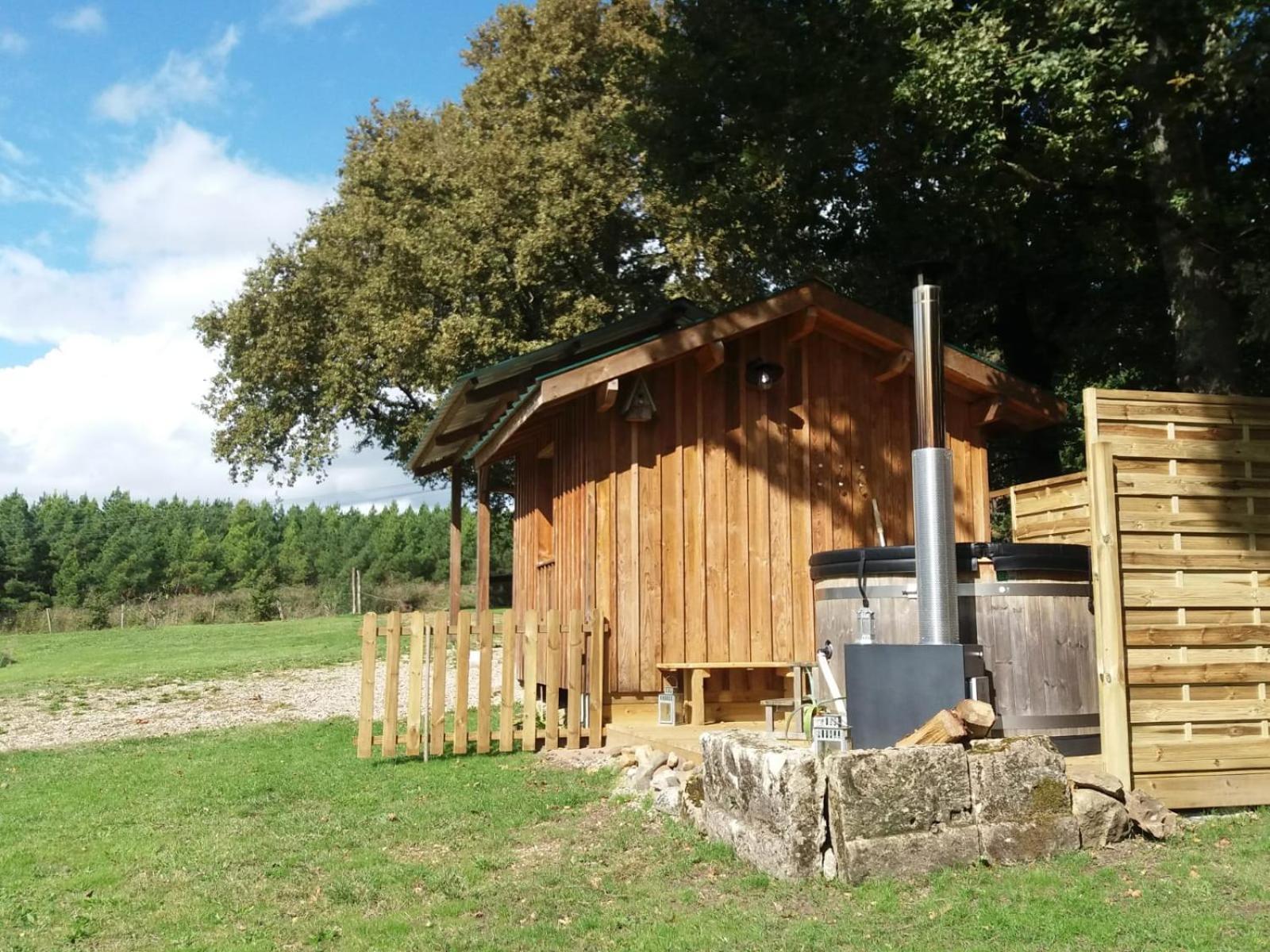 Roulotte Fleur Des Champs Villa Sigalens Exterior foto